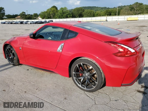 2016 Nissan 370Z NISMO Tech with VIN JN1AZ4EH4GM935107, listed as a Copart auction lot 65672154 with 81,144 mi miles and Salvage Title. Bid and sale history available at carsss.com. Image 2.