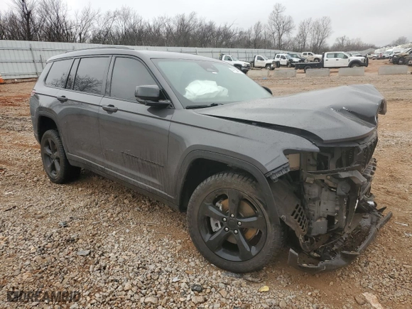 2021 Jeep Grand Cherokee L Altitude with VIN 1C4RJKAG3M8209753, listed as a Copart auction lot 44157055 with 57,506 mi miles and Salvage Title. Bid and sale history available at carsss.com. Image 4.