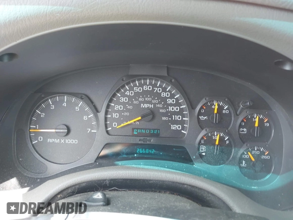 2002 Chevrolet TrailBlazer LTZ with VIN 1GNDT13S922399002, listed as a IAAI auction lot 42121421 with 266,842 mi miles and . Bid and sale history available at DreamBid. Image 7.