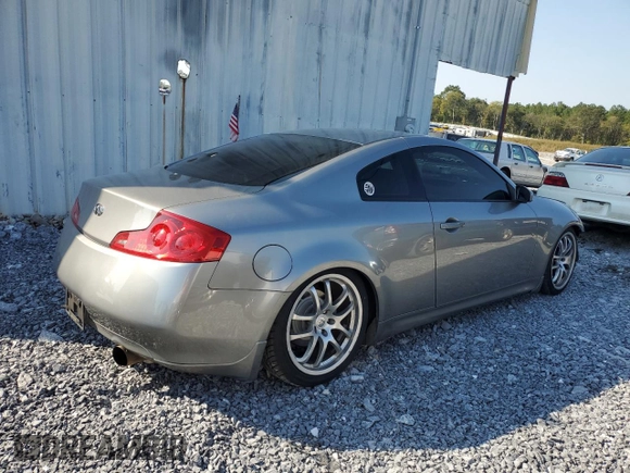 2006 Infiniti G35 Coupe with VIN JNKCV54E26M713869, listed as a Copart auction lot 75308004 with 91,589 mi miles and Salvage Title. Bid and sale history available at carsss.com. Image 3.