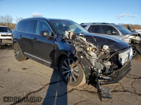 2025 Volvo XC90 Plus with VIN YV4062PE5S1303927, listed as a Copart auction lot 87924795 with Not Provided miles and Salvage Title. Bid and sale history available at DreamBid. Image 4.