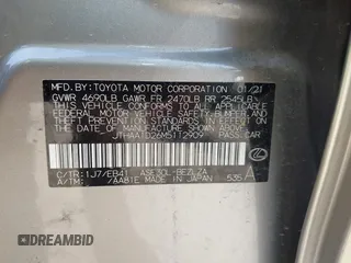 2021 Lexus IS 300 z VIN JTHAA1D26M5112909, wystawiony jako IAAI lot #42062204 z przebiegiem 44 882 mil mil oraz . Historia ofert i sprzedaży dostępna na DreamBid. Obrazek 9.