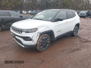 2024 Jeep Compass Limited with VIN 3C4NJDCN8RT610911, listed as a IAAI auction lot 41435137 with 28,909 mi miles and . Bid and sale history available at carsss.com. Image 17.