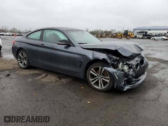 2015 BMW 4 Series 428i xDrive with VIN WBA3N9C56FK246149, listed as a Copart auction lot 52175015 with 45,236 mi miles and Salvage title. Bid and sale history available at DreamBid. Image 4.
