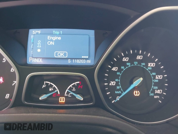 2014 Ford Focus SE with VIN 1FADP3K21EL301336, listed as a IAAI auction lot 41939452 with 118,203 mi miles. Bid and sale history available at carsss.com. Image 7.