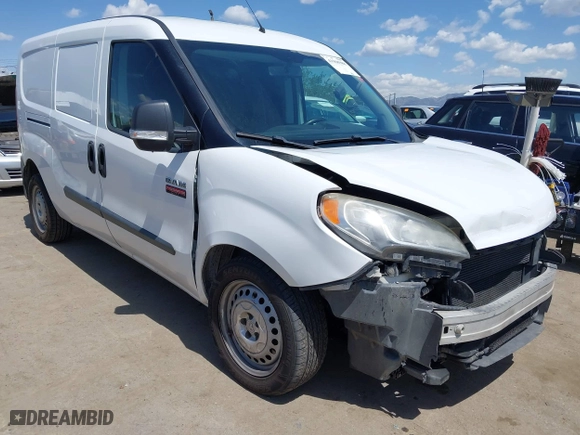 2017 Ram ProMaster City Cargo Van Tradesman with VIN ZFBERFAB5H6E03114, listed as a IAAI auction lot 41968988 with 125,998 mi miles. Bid and sale history available at carsss.com. Image 1.