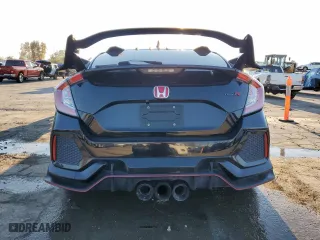 2018 Honda Civic Type R Touring with VIN SHHFK8G75JU202436, listed as a Copart auction lot 79510254 with 0 mi miles and Salvage Title. Bid and sale history available at carsss.com. Image 6.