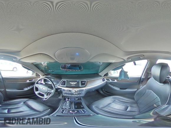 2015 Hyundai Genesis 3.8L with VIN KMHGN4JE3FU071370, listed as a Copart auction lot 68129914 with 131,112 mi miles and Salvage Title. Bid and sale history available at carsss.com. Image 13.