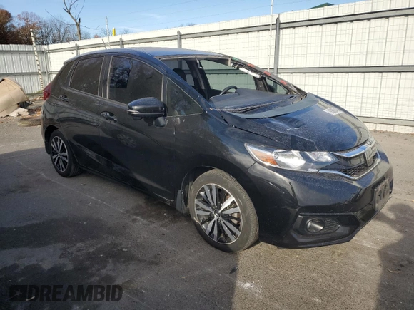2018 Honda Fit EX-L with VIN 3HGGK5H93JM712611, listed as a Copart auction lot 76383484 with 125,072 mi miles and Salvage Title. Bid and sale history available at carsss.com. Image 4.