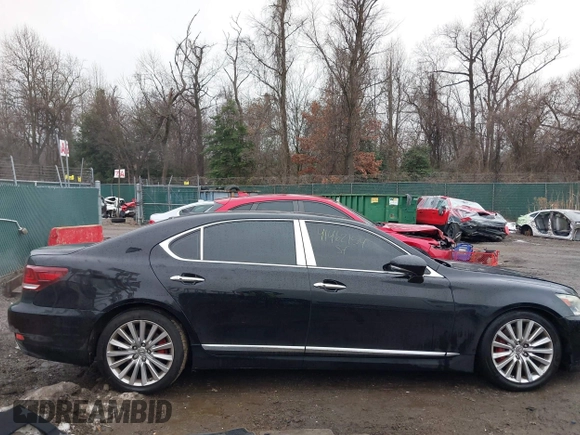 2013 Lexus LS 460 L with VIN JTHDL5EF4D5005941, listed as a IAAI auction lot 41462154 with 144,937 mi miles and . Bid and sale history available at DreamBid. Image 14.