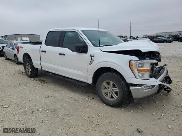 2022 Ford F-150 XL with VIN 1FTFW1E82NFA51713, listed as a Copart auction lot 42911405 with 69,966 mi miles and Salvage Title. Bid and sale history available at carsss.com. Image 4.