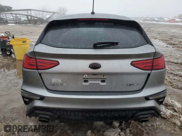 2020 Kia Forte GT with VIN KNAF45A71L5060316, listed as a Copart auction lot 83472884 with 170,871 mi miles and Salvage Title. Bid and sale history available at carsss.com. Image 6.