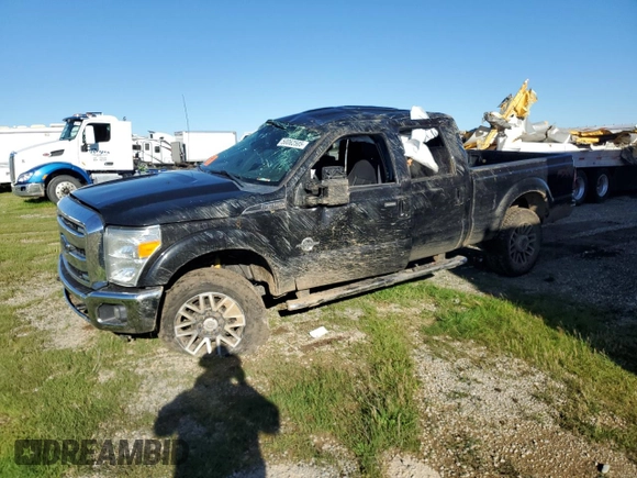 2014 Ford F-350 XLT with VIN 1FT8W3BT2EEA54050, listed as a Copart auction lot 50062505 with 142,252 mi miles and Salvage title. Bid and sale history available at DreamBid. Image 1.