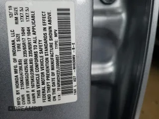 2020 Honda CR-V LX z VIN 7FARW2H22LE006657, wystawiony jako Copart lot #56817375 z przebiegiem 106 500 mil mil oraz Szkoda całkowita • Salvage title. Historia ofert i sprzedaży dostępna na DreamBid. Obrazek 14.