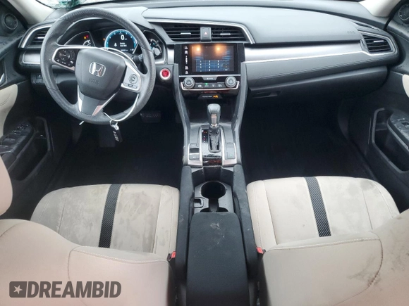 2016 Honda Civic EX with VIN 19XFC2F75GE075005, listed as a Copart auction lot 54423005 with 89,207 mi miles and Salvage Title. Bid and sale history available at DreamBid. Image 8.