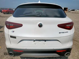2018 Alfa Romeo Stelvio Ti z VIN ZASFAKBN9J7B76119, wystawiony jako Copart lot #57580225 z przebiegiem 111 851 mil mil oraz Czysty tytuł • Clean title. Historia ofert i sprzedaży dostępna na DreamBid. Obrazek 6.
