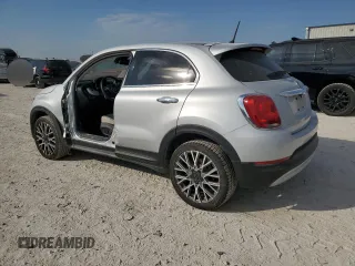 2017 FIAT 500X Lounge with VIN ZFBCFXDB0HP543841, listed as a Copart auction lot 75700444 with 53,913 mi miles and Salvage title. Bid and sale history available at DreamBid. Image 2.