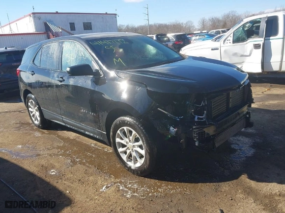 2019 Chevrolet Equinox LS with VIN 2GNAXSEV0K6227481, listed as a IAAI auction lot 41417172 with 92,258 mi miles. Bid and sale history available at carsss.com. Image 1.