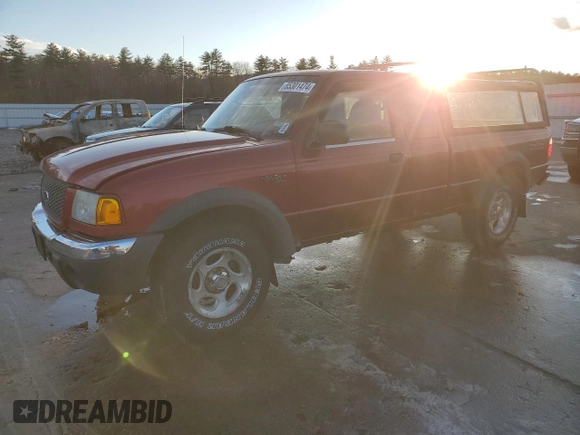 2001 Ford Ranger XL Fleet with VIN 1FTZR15E21TA68842, listed as a Copart auction lot 52757145 with 151,730 mi miles and Non Repairable. Bid and sale history available at DreamBid. Image 1.