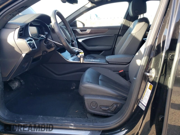 2019 Audi A6 Premium Plus with VIN WAUE8AF25KN121607, listed as a Copart auction lot 48273544 with 57,002 mi miles. Bid and sale history available at carsss.com. Image 7.