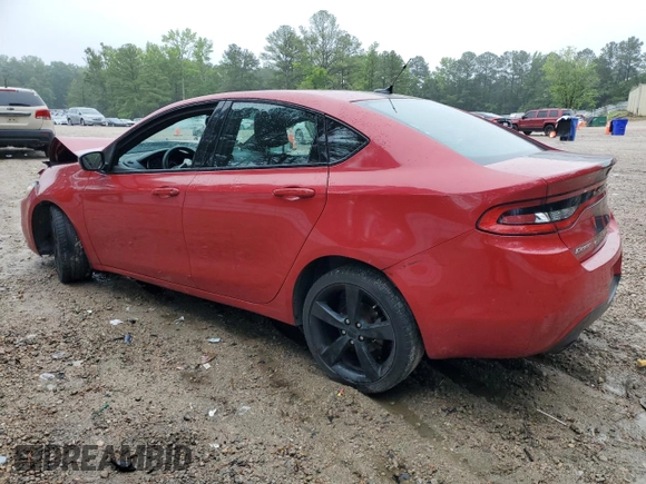 2015 Dodge Dart SXT with VIN 1C3CDFBB7FD433999, listed as a Copart auction lot 58459185 with 185,580 mi miles and Salvage title. Bid and sale history available at DreamBid. Image 2.