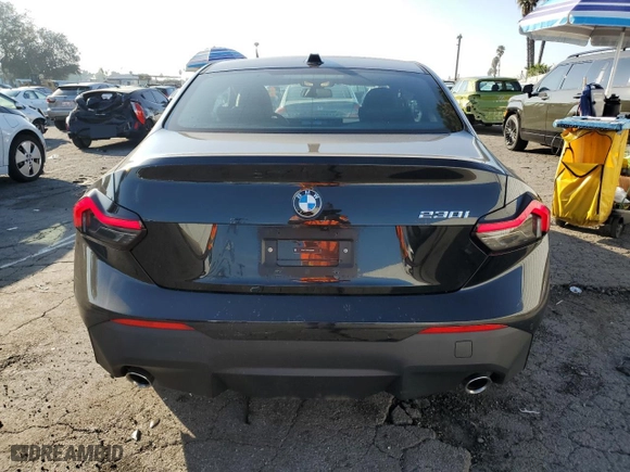 2024 BMW 2 Series 230i with VIN 3MW23CM00R8E09594, listed as a Copart auction lot 82926664 with 4,507 mi miles and Salvage Title. Bid and sale history available at carsss.com. Image 6.