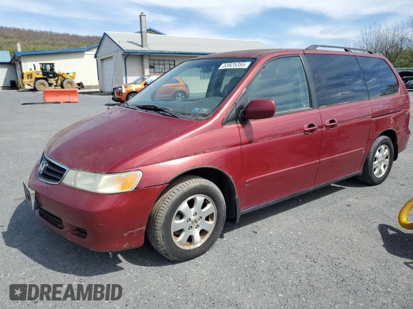 2003 Honda Odyssey EX-L with VIN 5FNRL18903B126713, listed as a Copart auction lot 53925355 with 89,348 mi miles and Clean Title. Bid and sale history available at DreamBid. Image 1.