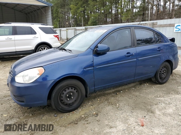 2009 Hyundai Accent Auto GLS with VIN KMHCN46C09U291494, listed as a Copart auction lot 48897735 with 190,374 mi miles and Salvage Title. Bid and sale history available at carsss.com. Image 1.