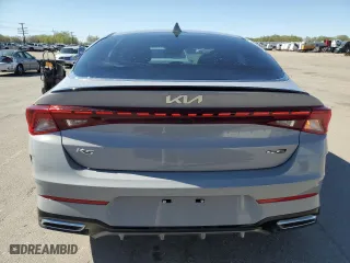 2022 Kia K5 GT-Line with VIN 5XXG64J27NG138936, listed as a Copart auction lot 53954535 with 33,587 mi miles and Salvage Title. Bid and sale history available at carsss.com. Image 6.