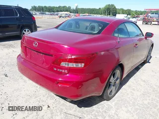 2010 Lexus IS 250 C z VIN JTHFF2C26A2502906, wystawiony jako IAAI lot #42345094 z przebiegiem 200 600 mil mil oraz . Historia ofert i sprzedaży dostępna na DreamBid. Obrazek 4.