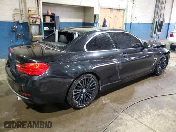 2015 BMW 4 Series 435i z VIN WBA3T3C52FP739087, wystawiony jako Copart lot #50950165 z przebiegiem 97 401 mil mil oraz Czysty tytuł • Clean title. Historia ofert i sprzedaży dostępna na DreamBid. Obrazek 3.