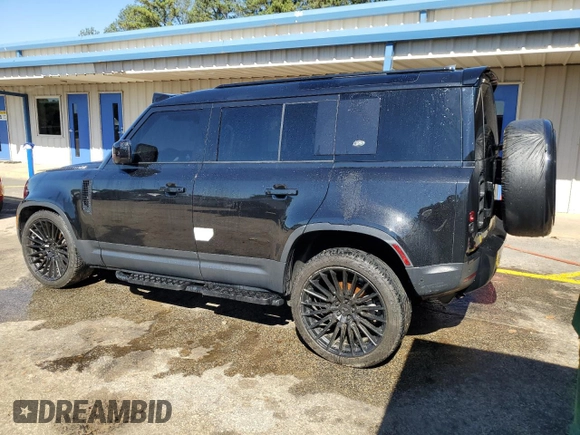 2020 Land Rover Defender S with VIN SALEJEEX4L2021585, listed as a Copart auction lot 74440654 with Not provided miles and Salvage title. Bid and sale history available at DreamBid. Image 2.