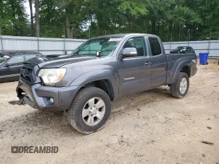 2012 Toyota Tacoma PreRunner with VIN 5TFTU4GNXCX025798, listed as a Copart auction lot 56760955 with 147,050 mi miles and Salvage title. Bid and sale history available at DreamBid. Image 1.