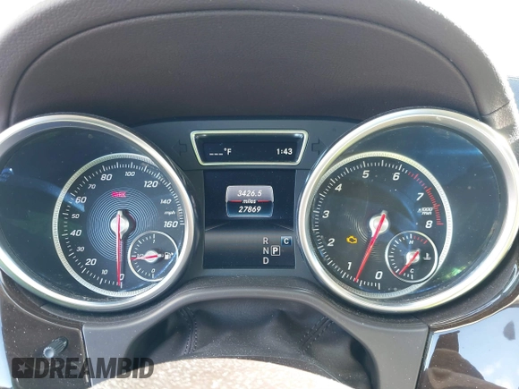 2019 Mercedes-Benz GLS 450 with VIN 4JGDF6EE1KB237803, listed as a IAAI auction lot 41441560 with 27,869 mi miles and . Bid and sale history available at DreamBid. Image 7.