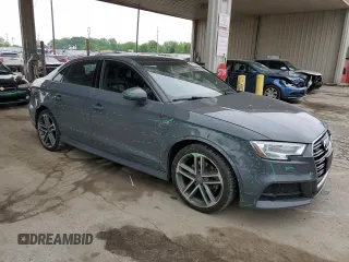 2018 Audi A3 Sedan Premium Plus with VIN WAUJ8GFF9J1025876, listed as a Copart auction lot 54674044 with 97,547 mi miles and Salvage Title. Bid and sale history available at carsss.com. Image 4.