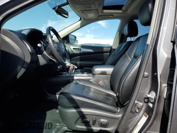 2017 Nissan Pathfinder Platinum with VIN 5N1DR2MM4HC613616, listed as a Copart auction lot 64212315 with 166,781 mi miles and Clean title. Bid and sale history available at DreamBid. Image 7.