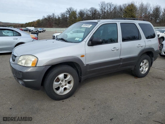 2003 Mazda Tribute LX with VIN 4F2YZ94133KM23549, listed as a Copart auction lot 45856455 with 34,753 mi miles and Clean Title. Bid and sale history available at carsss.com. Image 1.