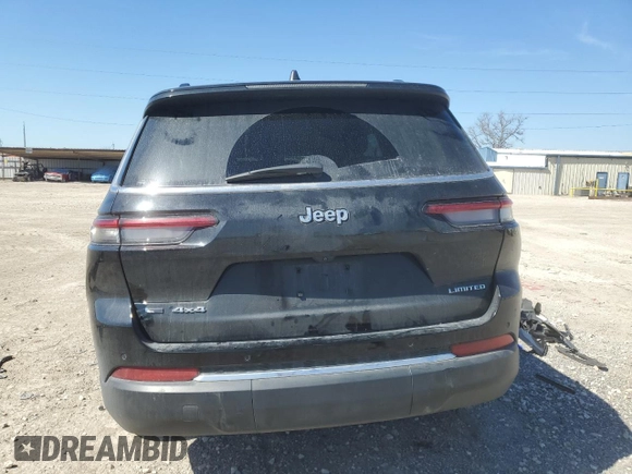 2021 Jeep Grand Cherokee Limited with VIN 1C4RJKBG8M8106620, listed as a Copart auction lot 46675265 with 29,626 mi miles and Salvage Title. Bid and sale history available at DreamBid. Image 6.