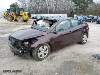 2018 Kia Forte LX with VIN 3KPFK4A79JE258582, listed as a Copart auction lot 44440315 with 0 mi miles and Salvage Title. Bid and sale history available at carsss.com. Image 1.