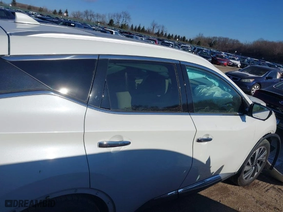 2016 Nissan Murano S with VIN 5N1AZ2MH1GN144560, listed as a IAAI auction lot 41230648 with 61,800 mi miles. Bid and sale history available at carsss.com. Image 12.