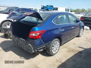 2017 Nissan Sentra S with VIN 3N1AB7AP8HY370510, listed as a IAAI auction lot 42135652 with 86,880 mi miles. Bid and sale history available at carsss.com. Image 4.