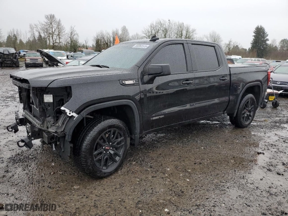2024 GMC Sierra 1500 AT4 with VIN 1GTUUEE89RZ351628, listed as a Copart auction lot 50352225 with 2,865 mi miles and Salvage Title. Bid and sale history available at carsss.com. Image 1.