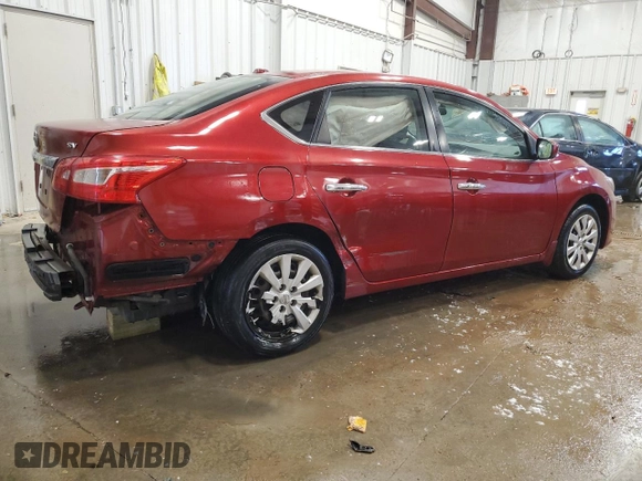 2017 Nissan Sentra SR with VIN 3N1AB7AP8HY378350, listed as a Copart auction lot 41604515 with 189,662 mi miles and Non repairable. Bid and sale history available at DreamBid. Image 3.