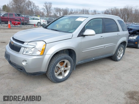 2007 Chevrolet Equinox LT with VIN 2CNDL73FX76229090, listed as a IAAI auction lot 41908024 with 216,461 mi miles. Bid and sale history available at carsss.com. Image 2.