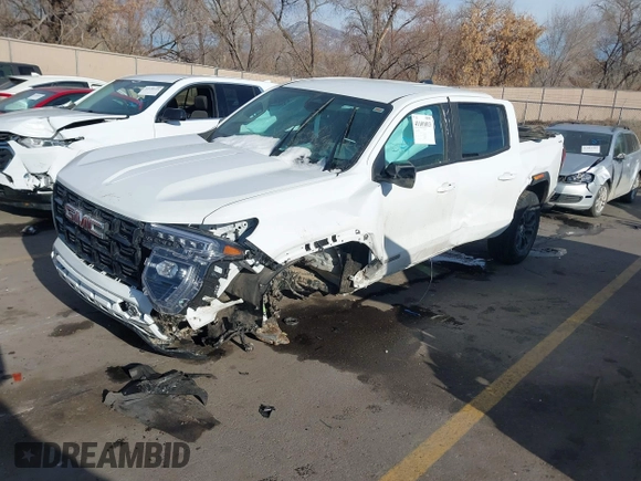 2024 GMC Canyon 4WD Elevation with VIN 1GTP6BEK1R1223920, listed as a IAAI auction lot 41101813 with 1 mi miles. Bid and sale history available at carsss.com. Image 2.