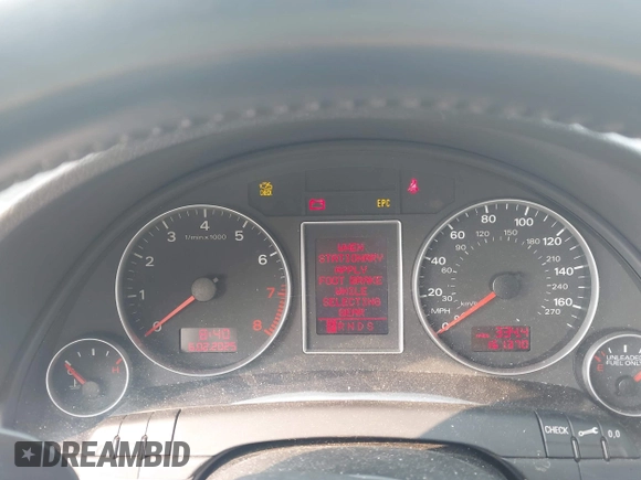 2008 Audi A4 2.0T with VIN WAUDF78E48A041209, listed as a IAAI auction lot 42401299 with 161,370 mi miles and . Bid and sale history available at DreamBid. Image 7.