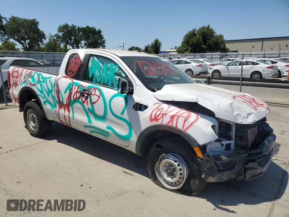 2023 Ford Ranger XL with VIN 1FTER1EH1PLE12288, listed as a Copart auction lot 59121435 with 14,111 mi miles and Clean title. Bid and sale history available at DreamBid. Image 4.