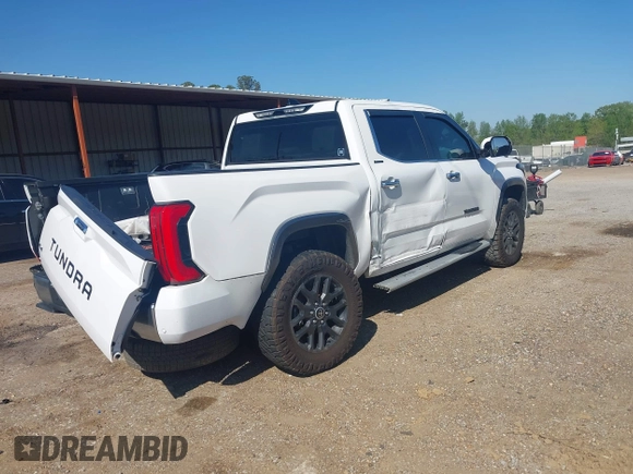 2023 Toyota Tundra Limited with VIN 5TFJA5DB1PX078704, listed as a IAAI auction lot 41997320 with 40,899 mi miles and . Bid and sale history available at DreamBid. Image 4.