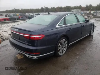 2020 Audi A8 L with VIN WAU8EAF84LN005004, listed as a Copart auction lot 59450793 with 0 mi miles. Bid and sale history available at carsss.com. Image 4.