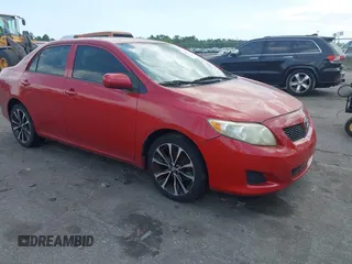 2009 Toyota Corolla with VIN JTDBL40E79J003620, listed as a IAAI auction lot 42178929 with 143,989 mi miles. Bid and sale history available at carsss.com. Image 1.